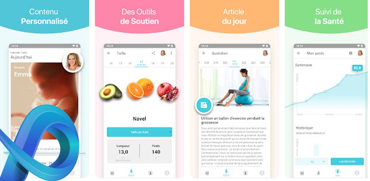 Top 5 des applications pour suivre sa grossesse