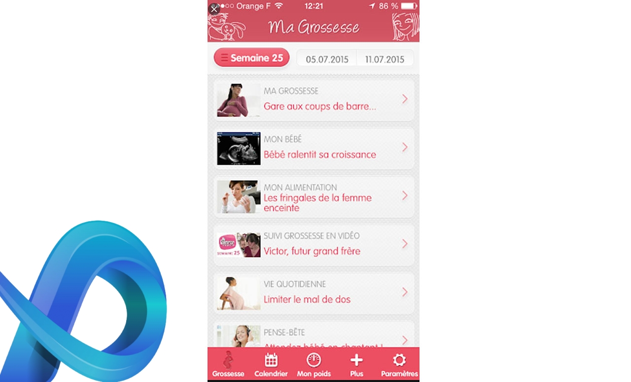 Top 5 des applications pour suivre sa grossesse