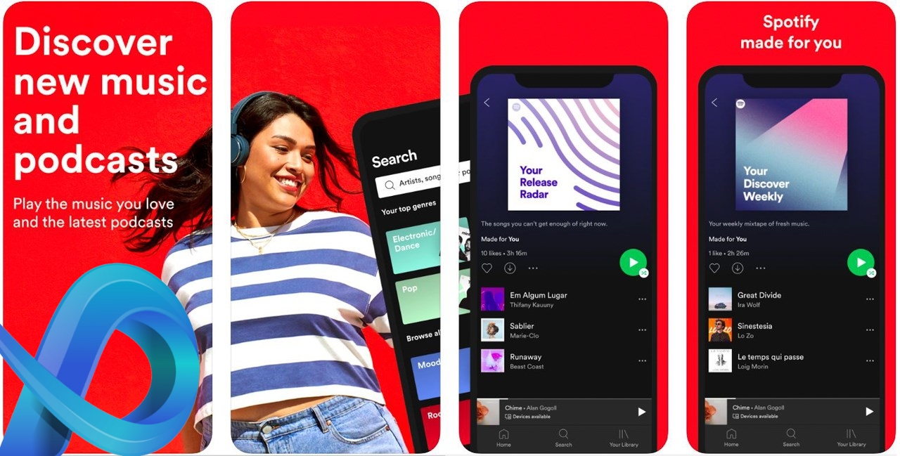 Application musique gratuite Spotify