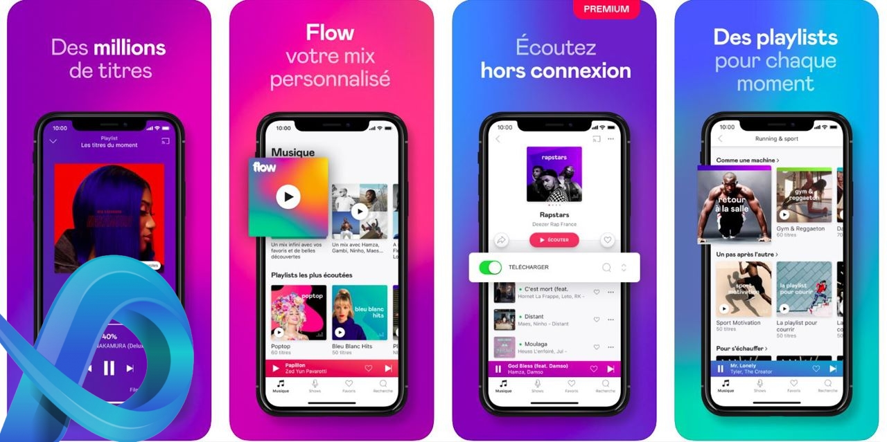 Application musique gratuite Deezer