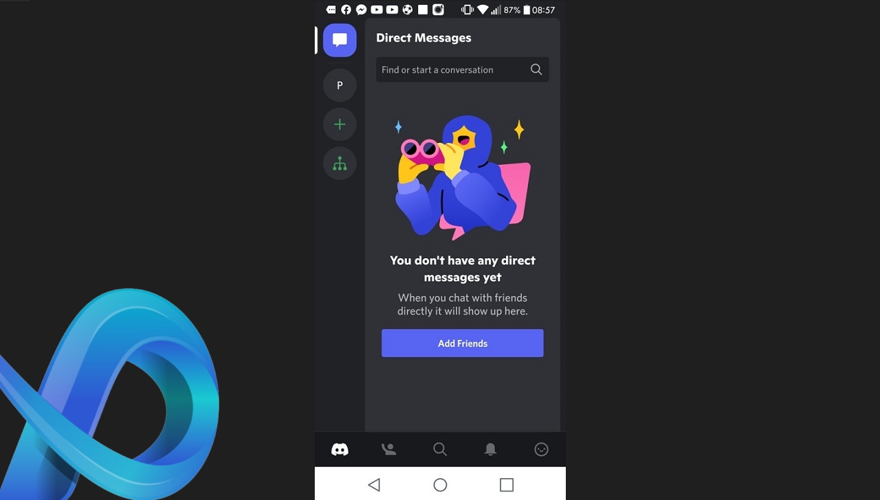 Faire un sondage Discord sur mobile