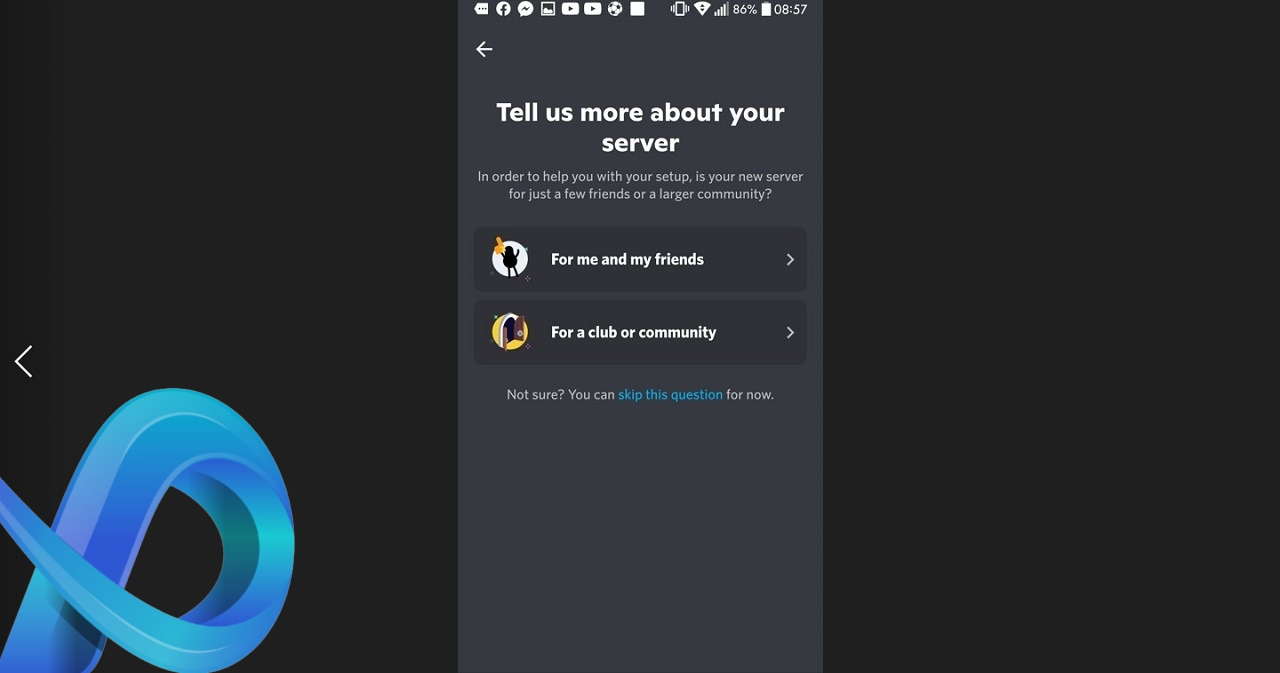 Faire un sondage Discord sur mobile