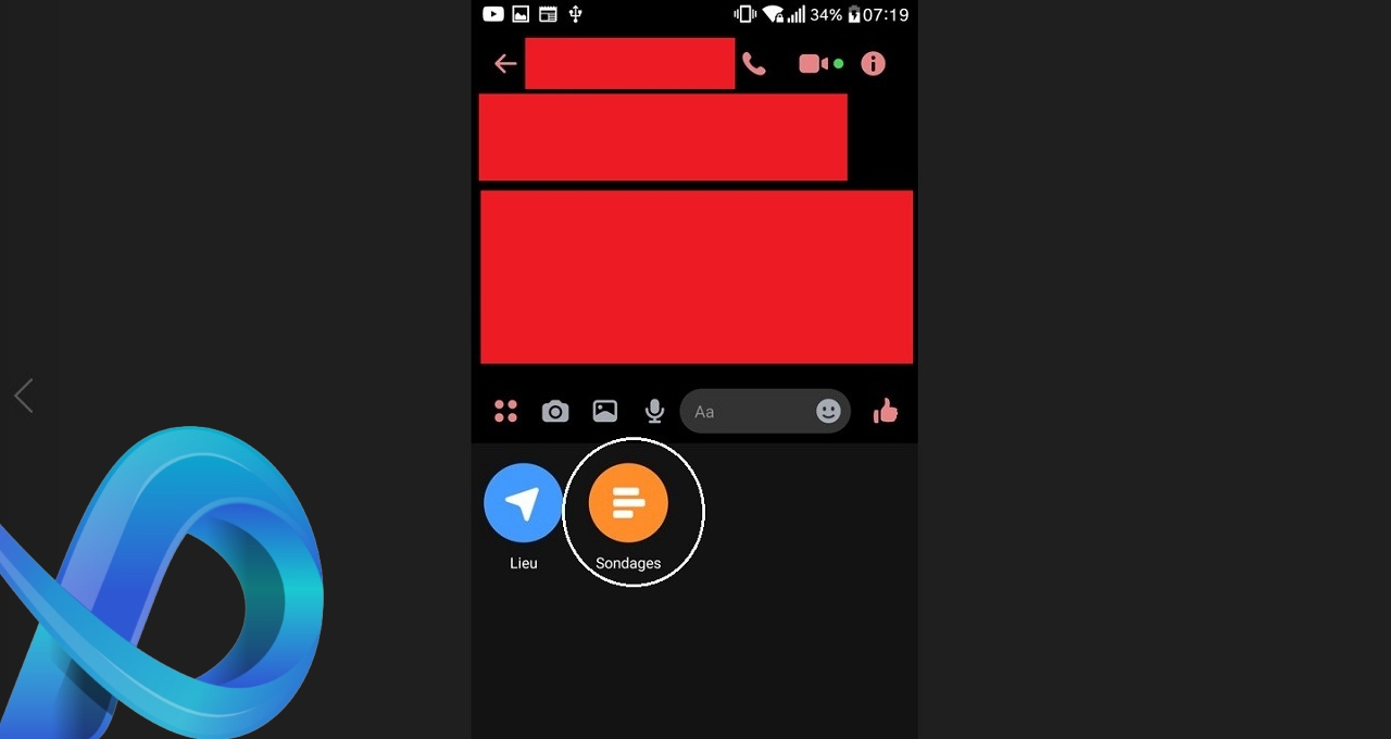 Sondage sur Messenger