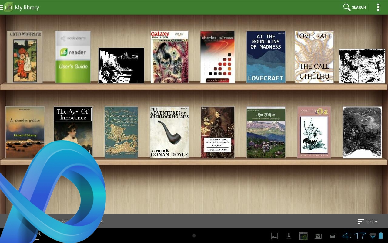 Meilleures applications epub Android.
