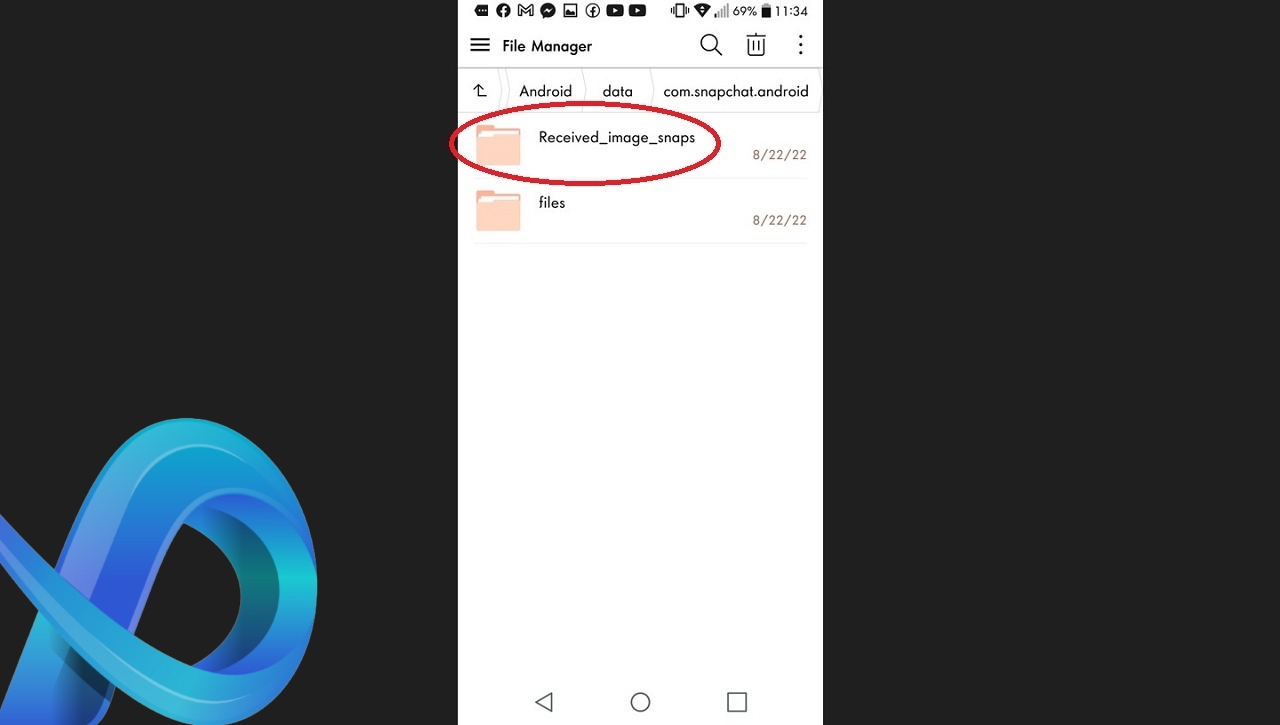 Récupérer des images sur Snapchat