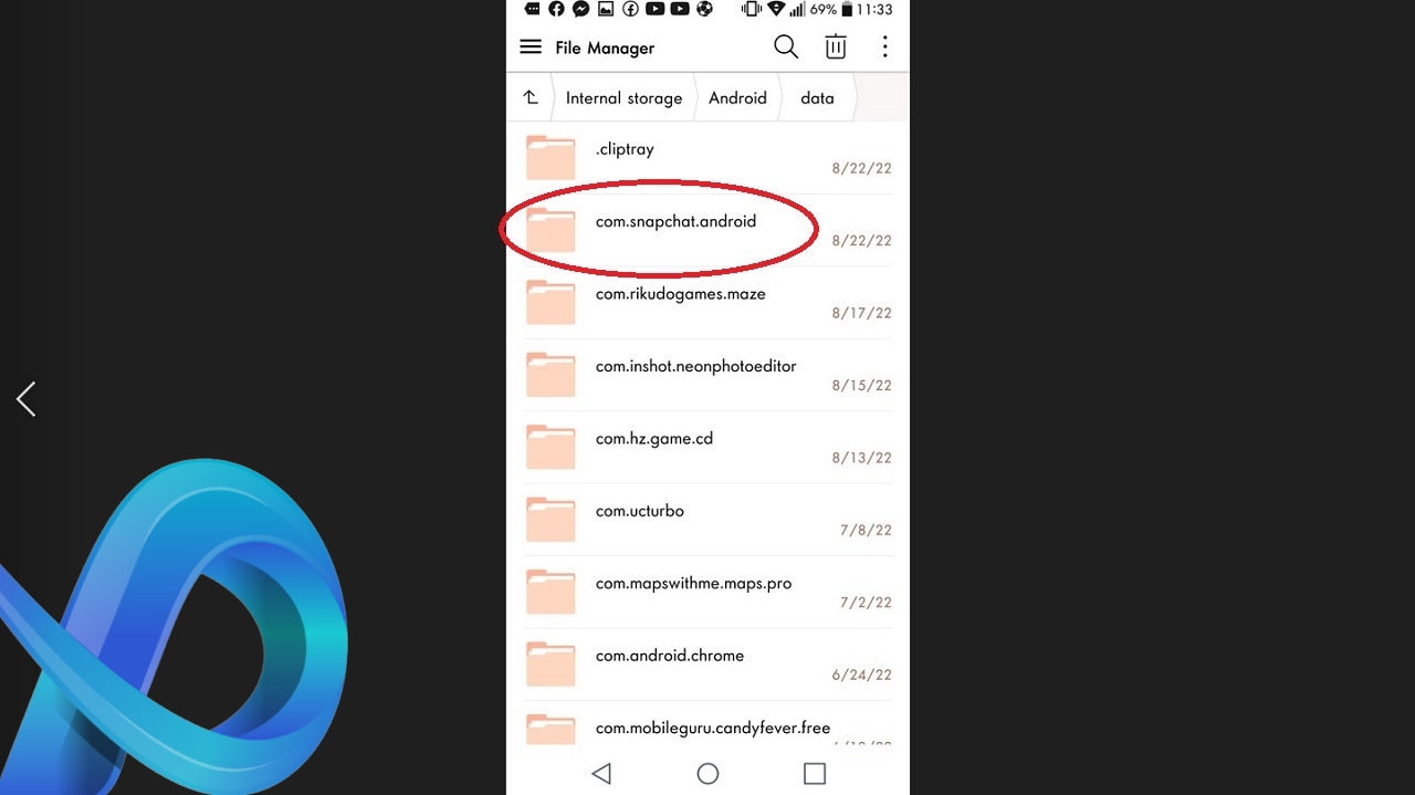 Récupérer des images sur Snapchat