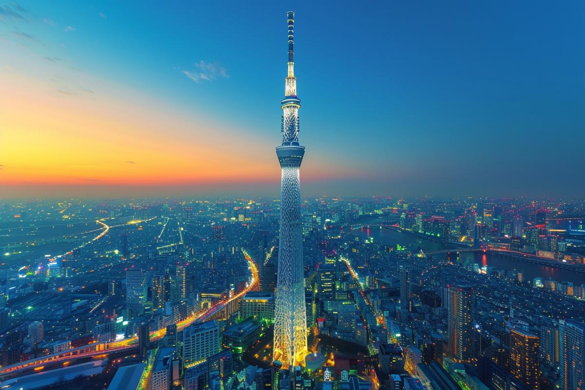 La Tokyo Skytree, tour de 634m : Découvrez le plus haut monument mondial