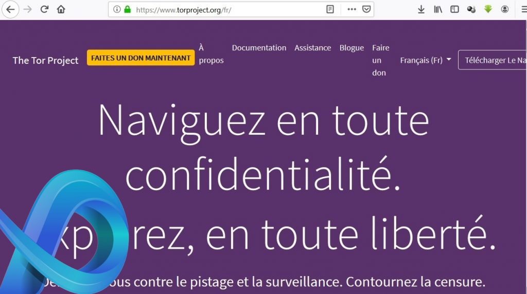 Site officiel du projet Tor