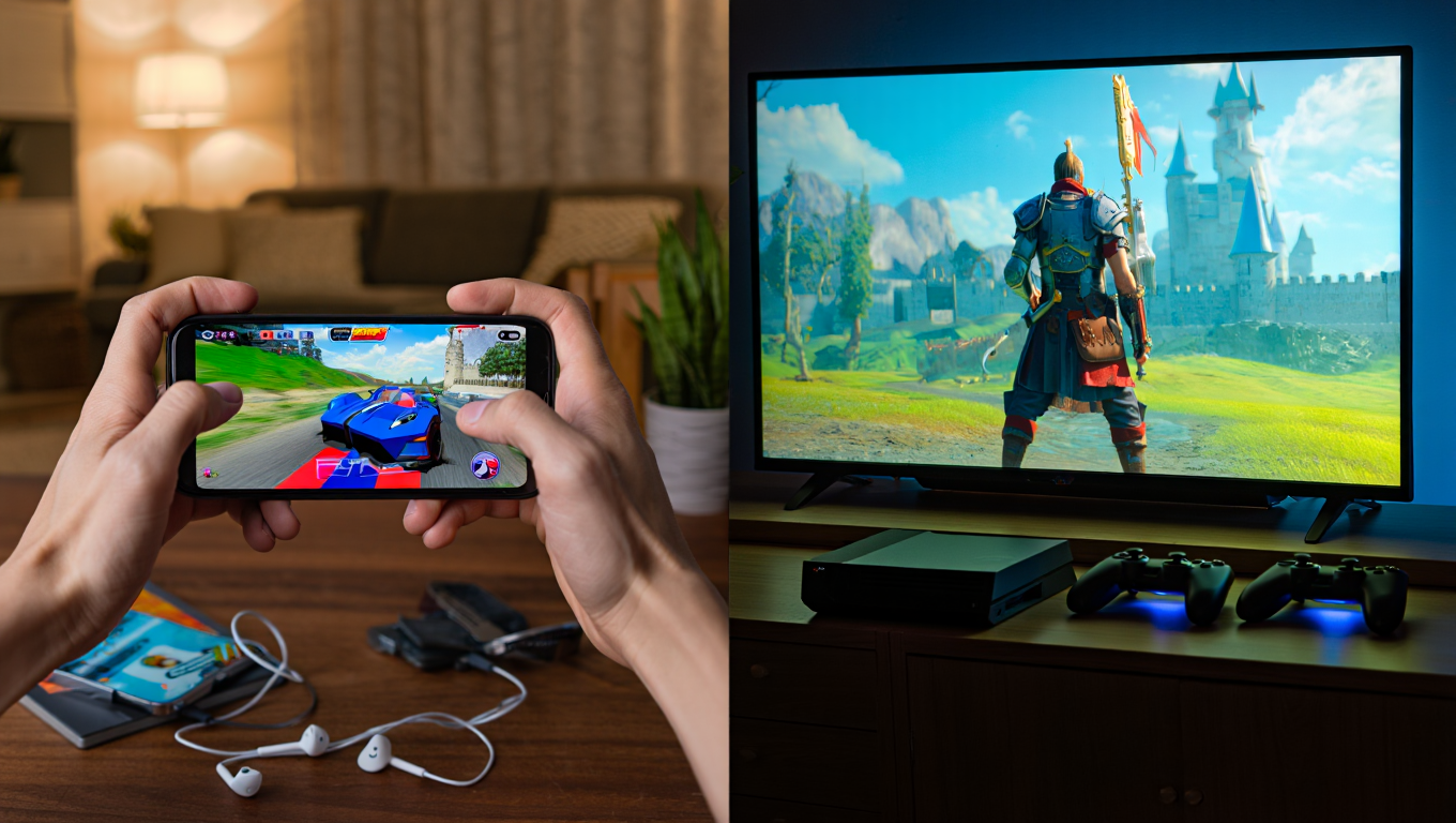 Quand les jeux mobiles rivalisent avec les consoles