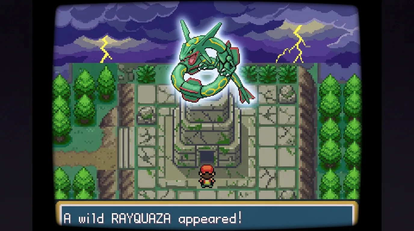 Rayquaza pokemon za : comment l’obtenir dans le jeu