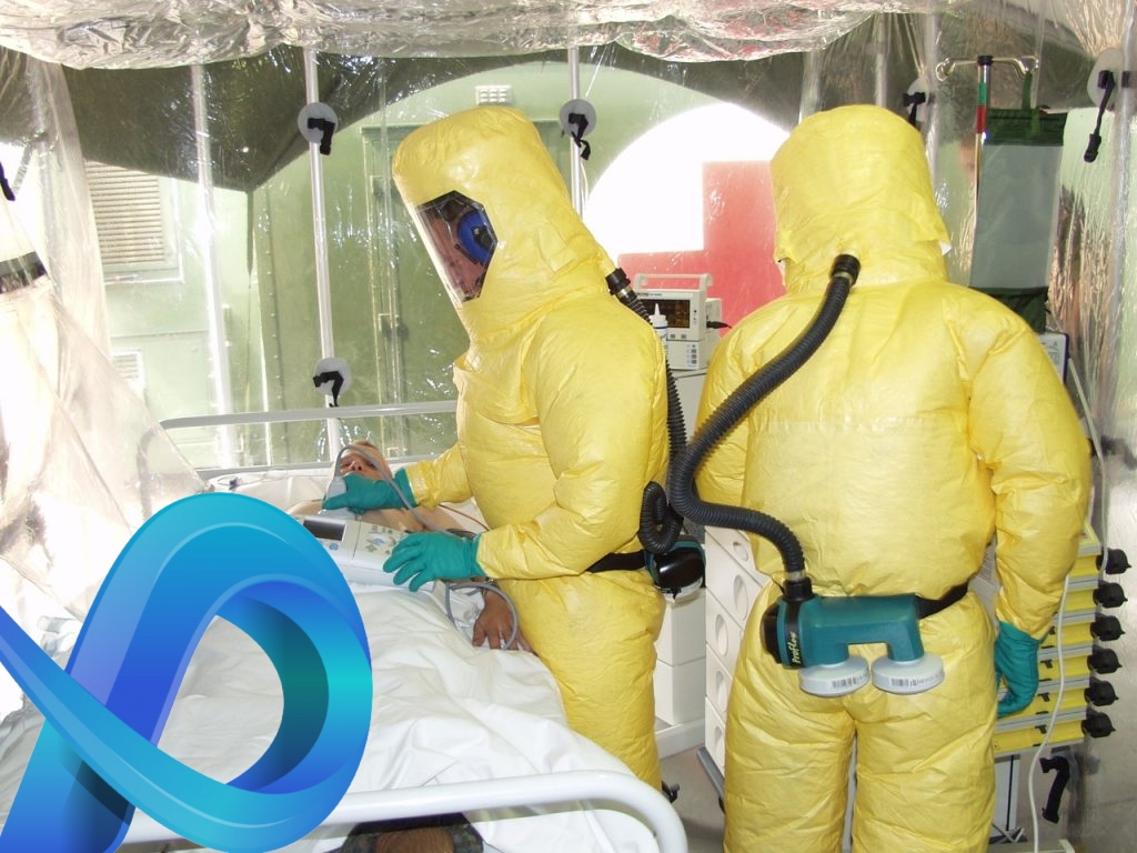 Patient atteint par le virus Ebola