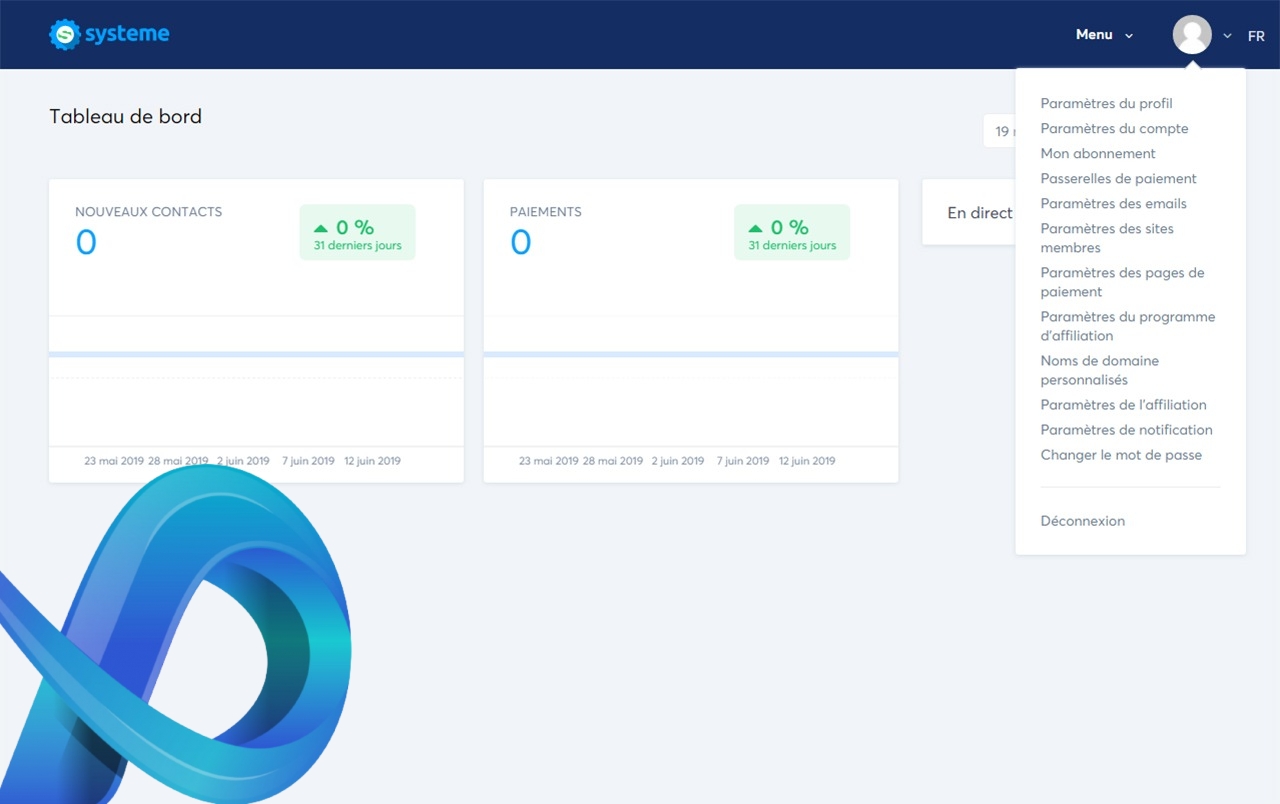 Systeme.io est un outil de conception et de gestion de marketing digital.