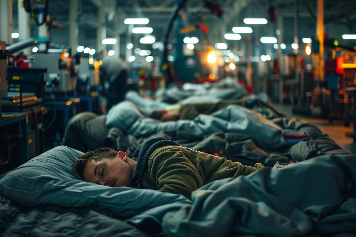 Tesla demande aux employés de dormir sur place : une stratégie unique en son genre